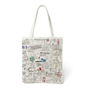 Zippered Canvas Tote Bag - Image 3