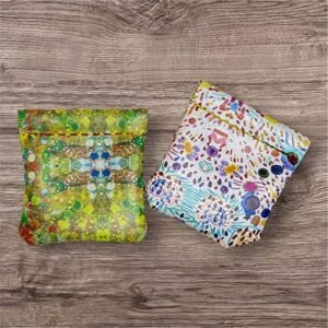 手作皮革彈片口金零錢包