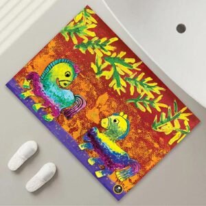 硅藻泥吸水速乾防滑軟枱墊